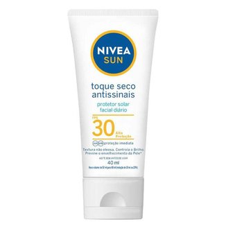 Protetor Solar Facial Toque Seco NIVEA Sun - Antissinais FPS30 40ml