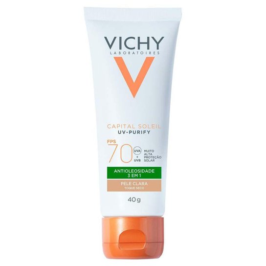 Protetor Solar Facial Vichy – Capital Soleil Purify Clara