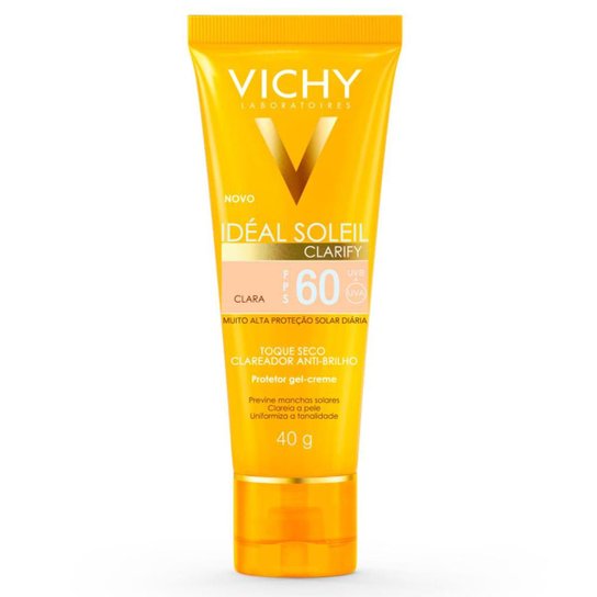 Protetor Solar Idéal Soleil Clarify FPS60 Vichy Clara 40g