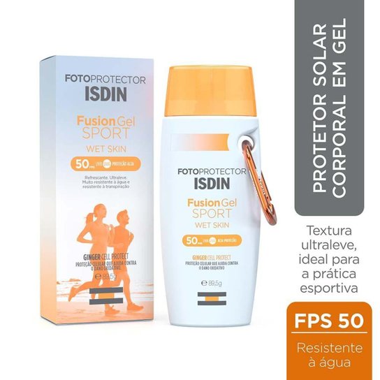 Protetor Solar Isdin Fusion Gel Sport FPS50 89,5g