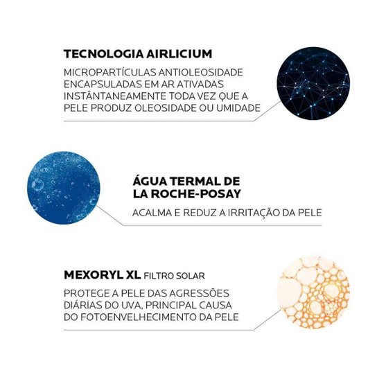 Protetor Solar La Roche Posey Anthelios Airlicium+ FPS80 40g