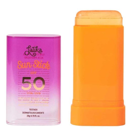 Protetor Solar Latika FPS 50 UVA/UVB Clareador - Sun Stick