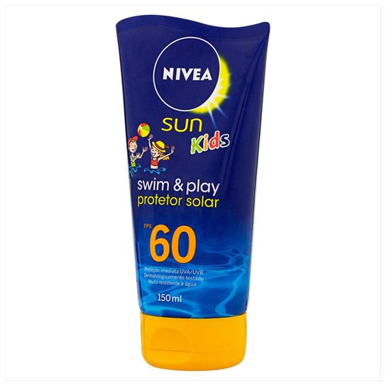 Protetor Solar Nivea Sun Kids Swim&Play FPS60 150ml