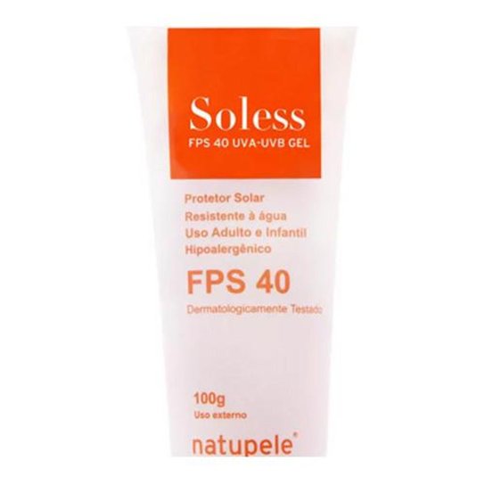 Protetor Solar Soless FPS 40 Natupele 100g