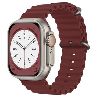 Pulseira Ocean Ondulada para Smartwatch Ultra Watch