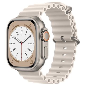 Pulseira Ocean Ondulada para Smartwatch Ultra Watch