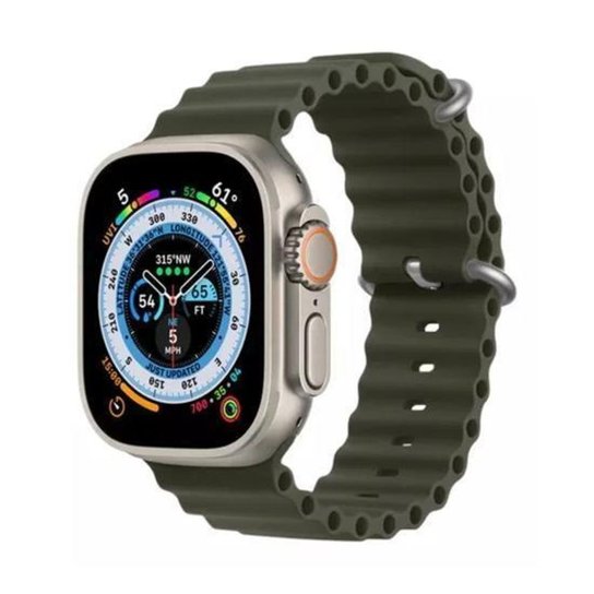 Pulseira Ocean Ondulada para Smartwatch Ultra Watch
