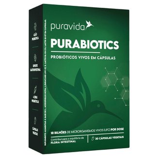 PuraBiotics Probiótico Vivo 30 Cápsulas Pura Vida