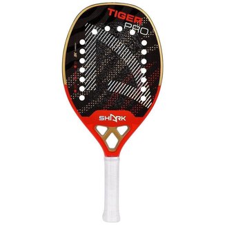 Raquete Beach Tennis Shark Tiger Pro - Preto - Unissex - Único