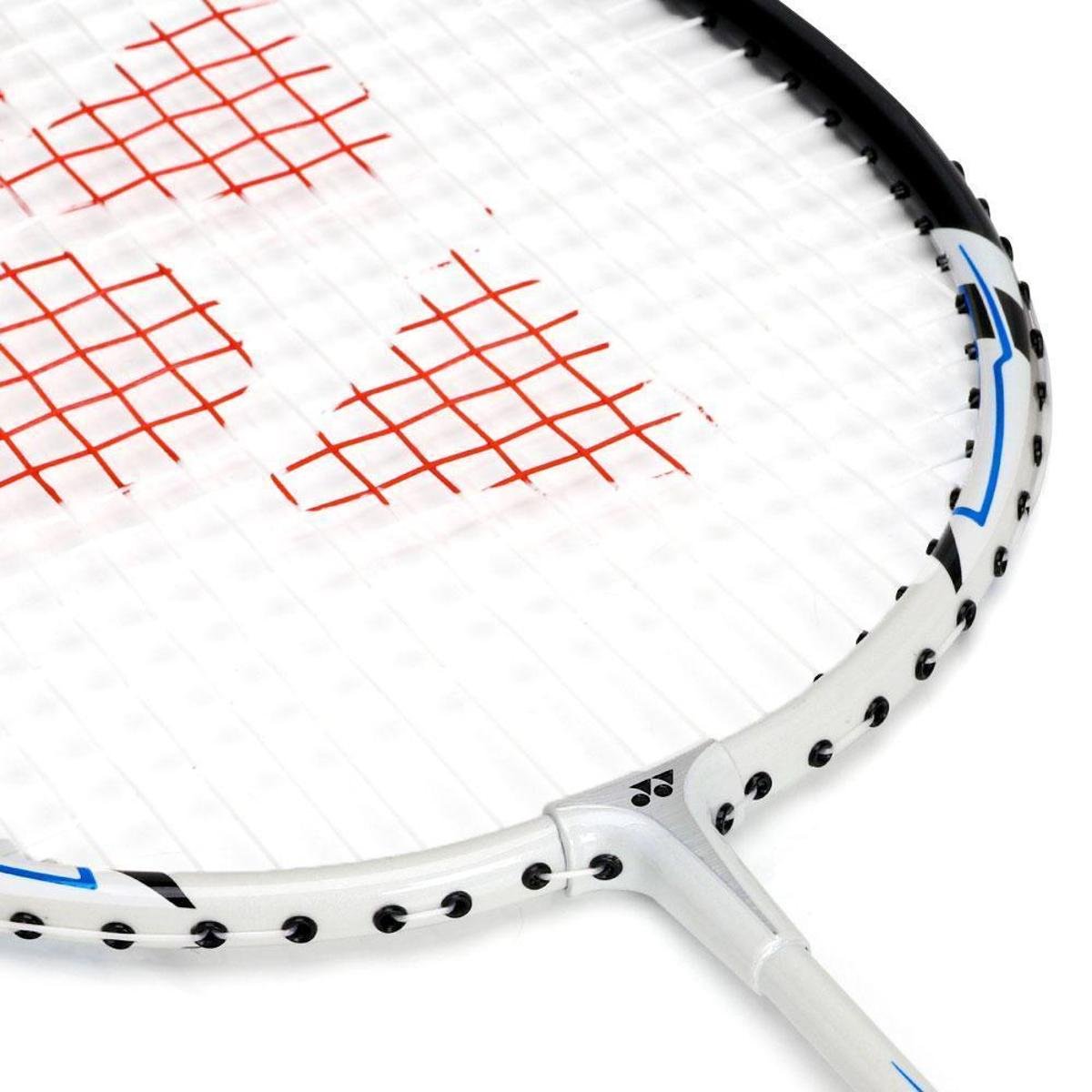 Raquete de Badminton Yonex Muscle Power 2 Branca Preta e Azul