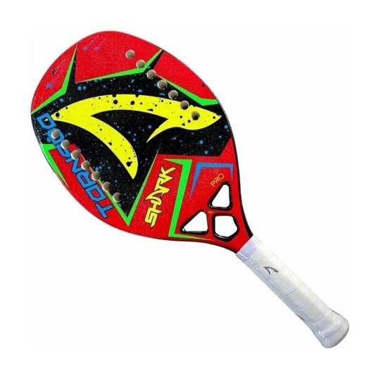 Raquete de Beach Tennis Shark Tornado 2022 Fibra de Vidro