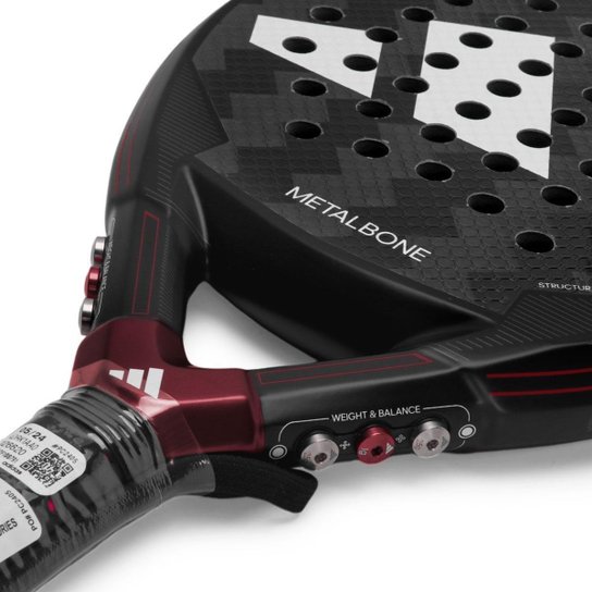 Raquete de Padel Adidas Metalbone CTRL 3.3 Preta e Vermelha