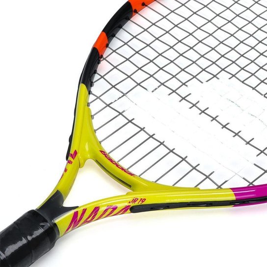 Raquete de Tênis Babolat 19 Júnior Preta e Amarela