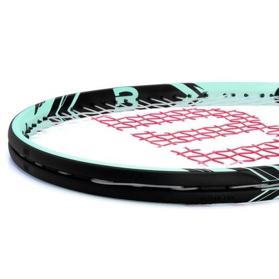 Raquete De Tênis Wilson Federer 110 Preto e Verde