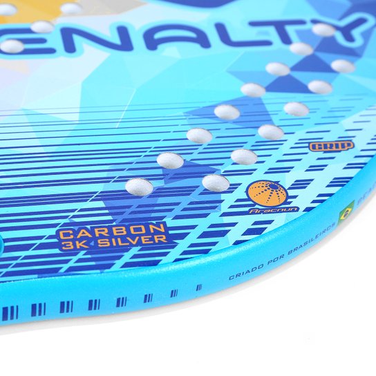 Raquete Penalty Beach Tennis Carbon 3K Silver XXII