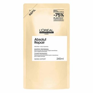 Refil L'Oréal Professionnel Absolut Repair Gold Quinoa + Protein Shampoo 240ml