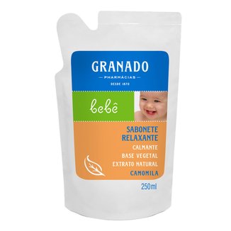 Refil Sabonete Líquido Granado Bebê Camomila 250ml