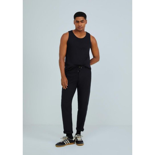 Regata Básica Hering Slim Em Ribana Masculina