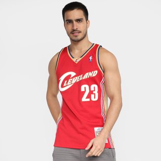 Regata Cleveland Cavaliers Lebron James Mitchell & Ness Road Masculina