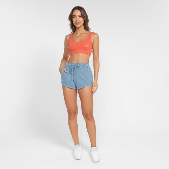 Regata Cropped Roxy Threes Company Feminina