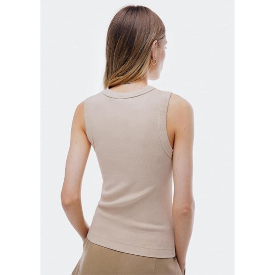 Regata Feminina Em Ribana Estonada Hering