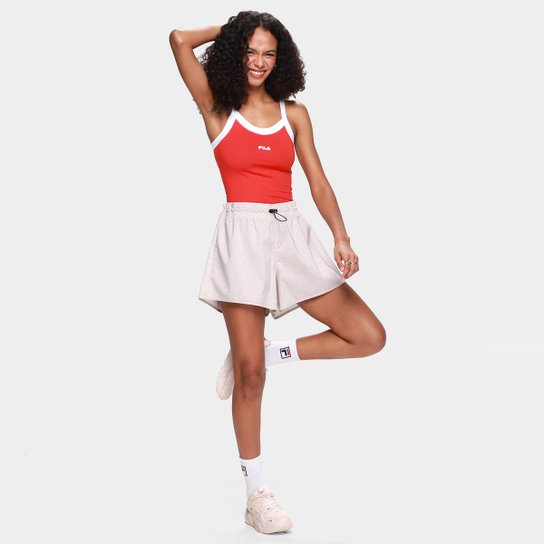 Regata Fila Ribbed Letter Feminina