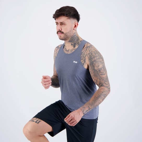 Regata Fila Sport Melange Lux Cinza