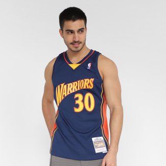 Regata Golden State Warriors Stephen Curry Mitchell & Ness Road Masculina