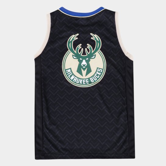 Regata NBA Infantil Milwaukee Bucks Terms Braziline
