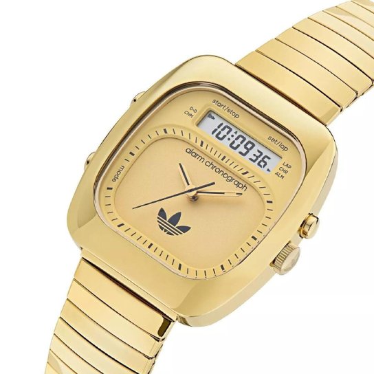 Relógio Adidas Retro Wave Three AOSY25014 Dourado