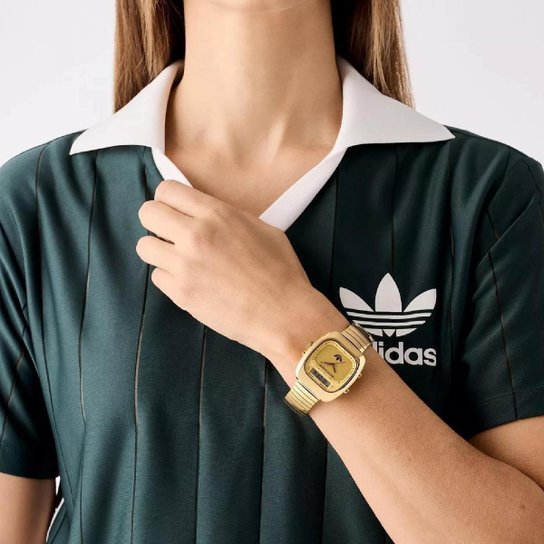 Relógio Adidas Retro Wave Three AOSY25014 Dourado