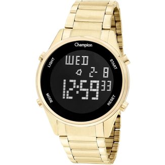 Relógio Champion CH40142K Quartz Digital Dourado