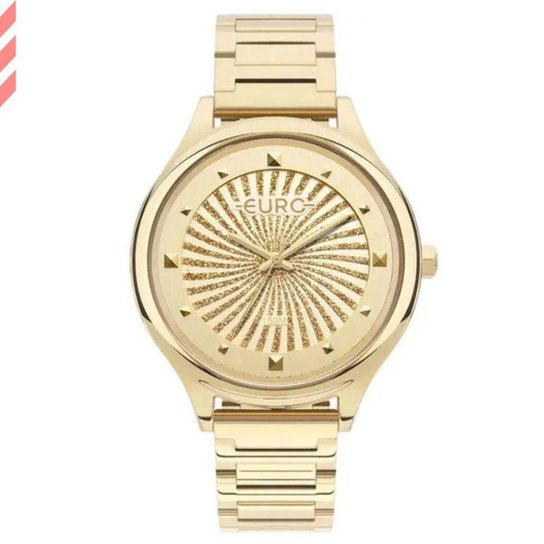 RELOGIO EURO FEMININO DOURADO EU2033BC/4Y