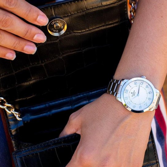 Relógio Feminino Champion Analógico CN25118Q Kit Colar e Brincos