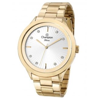 RELOGIO FEMININO DOURADO CHAMPION CN24539H