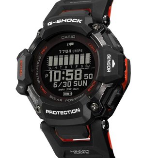 Relógio GPS Monitor Cardíaco Pulso G-SHOCK Squad GBD-H2000-1ADR