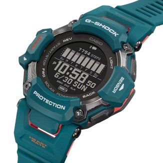 Relógio GPS Monitor Cardíaco Pulso G-SHOCK Squad GBD-H2000-2DR