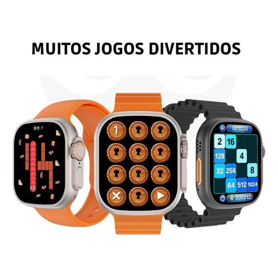 Relogio Inteligente Ultra 9 Smartwatch U9 Bluetooth Lançamento Masculino Feminino Pulseira Oceano