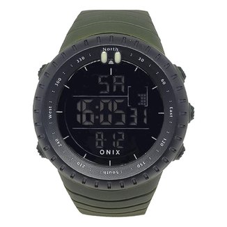 Relógio Masculino Onix Digital OX104 Verde e Preto