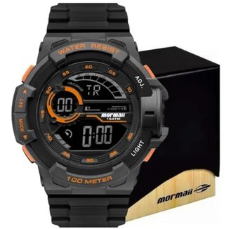 Relógio Mormaii Masculino Surf Prova D'água 100 Metros 10Atm