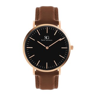Relógio Saint Germain Brand Bronx Black Rosé Gold 40Mm Masculino