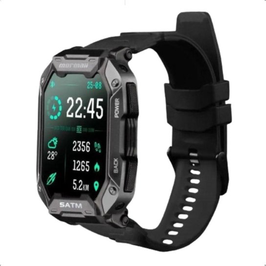 Relógio Smartwatch Mormaii Resistente 5ATm