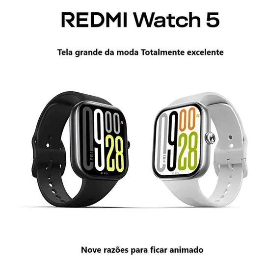 Relógio Smartwatch Redmi Watch 5 GPS Integrado Amoled 2.07" Cor: