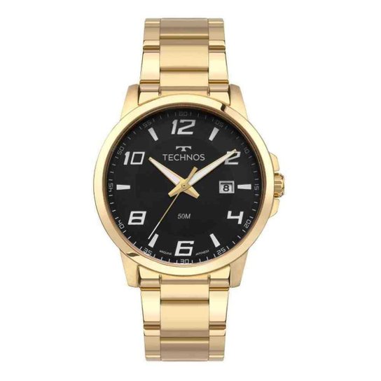 Relógio Technos Dourado Masculino 2315LAU/1P