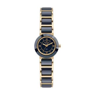 Relógio Technos Elegance Preto Dourado Feminino 2035LWF/1A