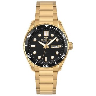 Relógio Technos Masculino Automático Dourado - 8205OZ/1P Relógio Technos Masculino Acqua Dourado - 8