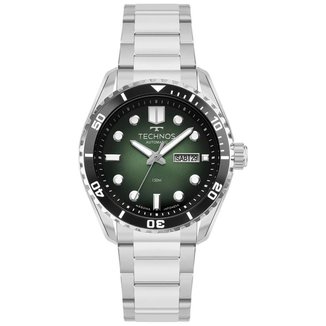 Relógio Technos Masculino Automático Prata - 8205OX/1V Relógio Technos Masculino Acqua Prata - 8205O