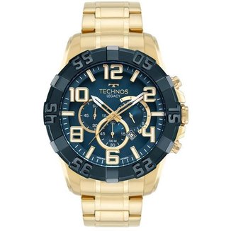 Relógio Technos Masculino Dourado Legacy - OS20IQS/1A