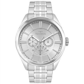 Relógio Technos Masculino Grandtech Prata - JR20AB/1K JR20AB/1K