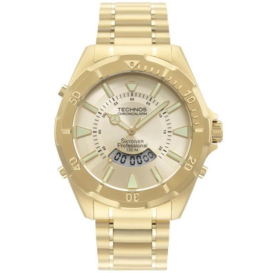 Relógio Technos Masculino Skydiver Dourado - WT2050AA/1D WT2050AA/1D